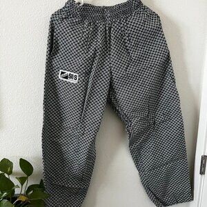 Women's Chefwear Black and White Pants (S)